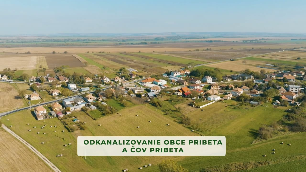 Odkanalizovanie obce Pribeta a ČOV Pribeta
